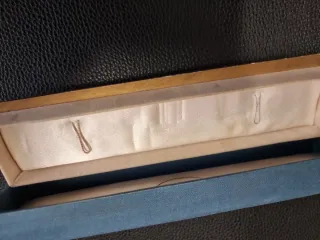 Scatola Orologio Seamans Blu Oro