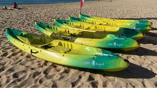 Kayak rígido RPI 2 personas con asientos y remos