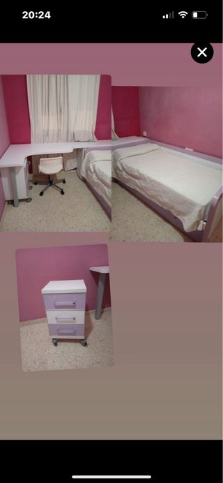 Dormitorio juvenil completo