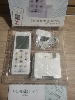 Mando Aire Acondicionado Mundoclima WiFi K-380EW