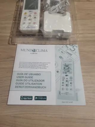 Mando Aire Acondicionado Mundoclima WiFi K-380EW