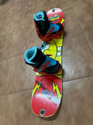 Tabla Snowboard Infantil Salomon Spongebob