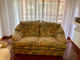 Sofá de 2 plazas estampado