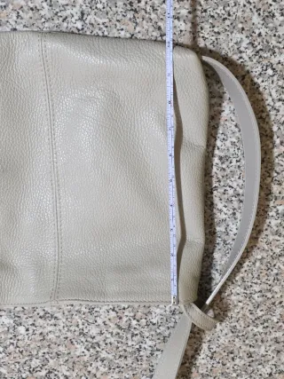 Borsa vera pelle grigia