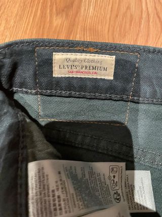 Levis 510 elásticos verde