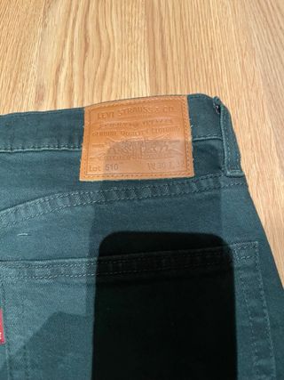 Levis 510 elásticos verde