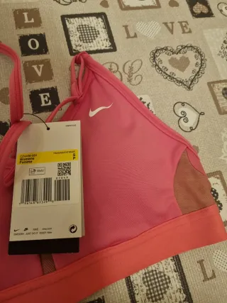 Top sportivo Nike rosa