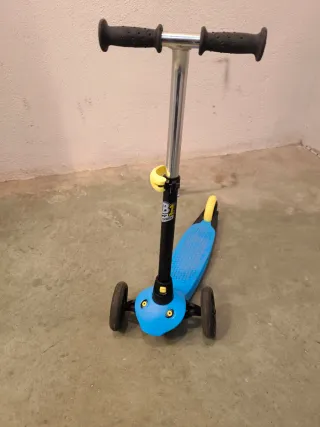 Patinete infantil 3 ruedas azul