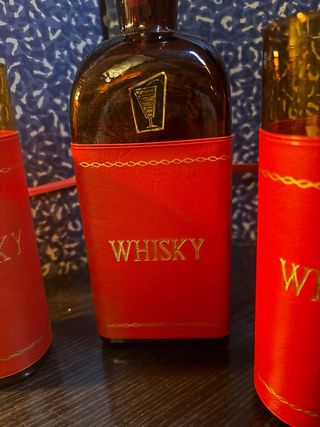 Conjunto de whisky, Jarra, bandeja  vintage
