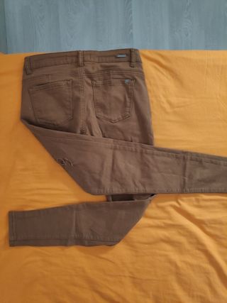 Vaqueros Skinny Rotos Pop Sugar Marrones