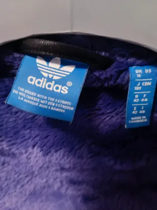 Chaqueta Adidas Chile 62 Negra y morada