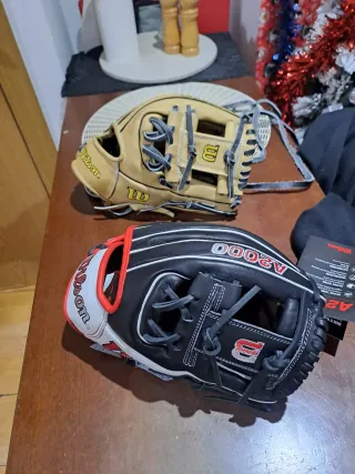 Guante de Béisbol/Softbol Wilson Negro/Blanco