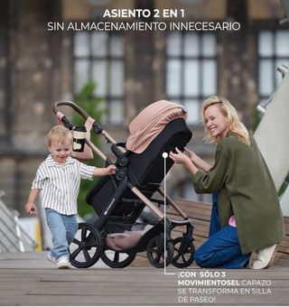 Cochecito bebé Kinderkraft + Silla coche