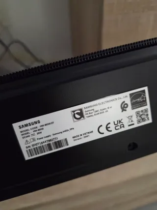 Barra de Sonido Samsung Negra