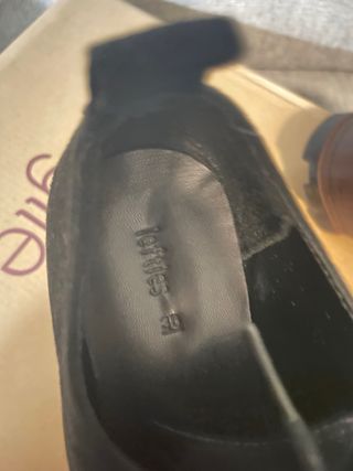 Zapatos plataforma Lefties Shoes negros y marrón