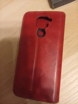 Funda Piel Xiaomi Redmi Note 9 + Protector Pantall