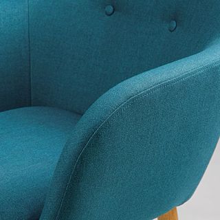 Silla Maisons du Monde vintage/nórdico azul