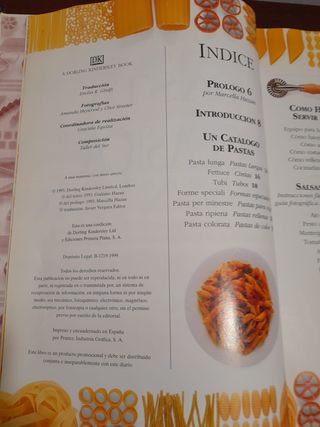 La pasta clásica – Giuliano Hazan  Libro de cocina