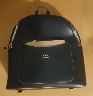 Mochila Tantrend Negra y Beige