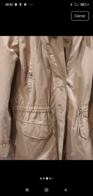 Gabardina Geox Respira Beige