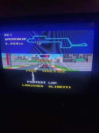Sega Mega Drive 1 Consola Negra