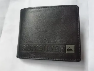 Cartera Quiksilver Piel Negra