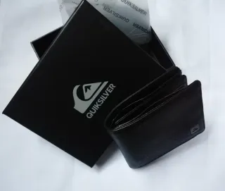 Cartera Quiksilver Piel Negra