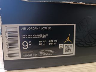 Jordan 1 Low SE Elephant Black Olive Green