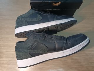 Jordan 1 Low SE Elephant Black Olive Green