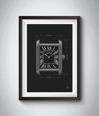 Póster Cartier Tank