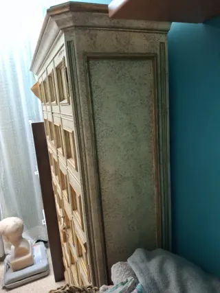 Mueble Vintage de madera con dos puertas