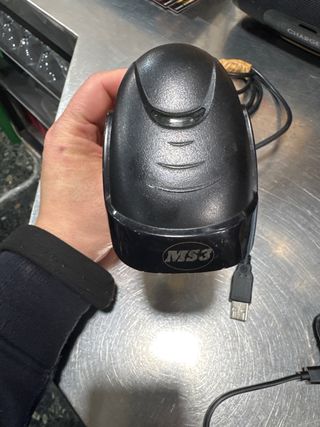 Scanner Codice a Barre USB Nero e Giallo