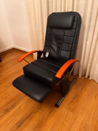 Sillón Masaje Eléctrico Negro