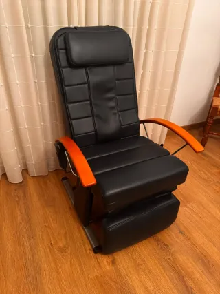 Sillón Masaje Eléctrico Negro