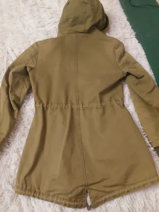 Parka mujer verde militar