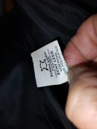 Chaleco de cuero para motorista Talla XXL