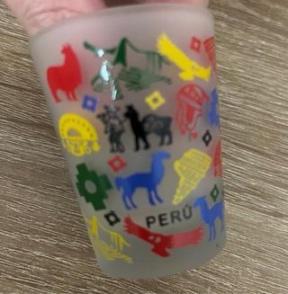 Vasos de chupito Perú multicolor