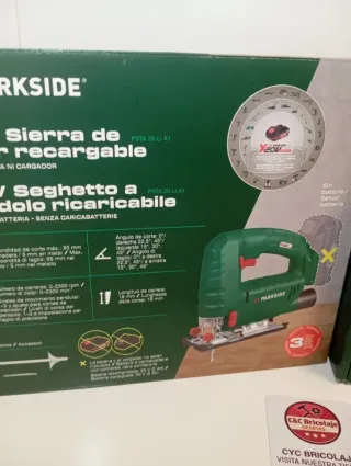 Parkside Sierra de calar 20V + Batería + Cargador