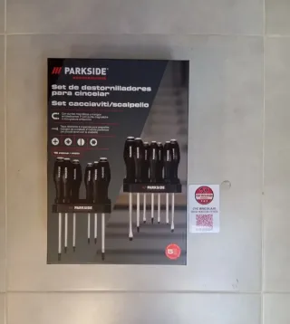 Set Parkside Destornilladores Cincelar 15 Piezas