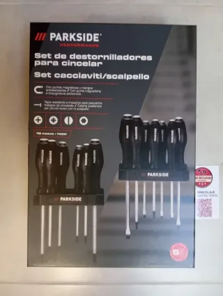 Set Parkside Destornilladores Cincelar 15 Piezas