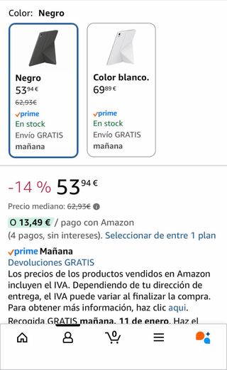 Samsung Galaxy Tab S11 128GB Gris + Funda