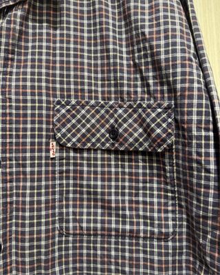 Camisa vintage Levi's cuadros azul y rojo