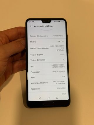 Huawei P20 Negro