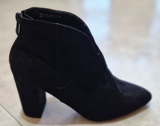 Stivaletti donna camoscio nero tg. 39