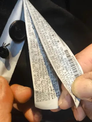 Chaqueta Zara Piel gris Talla M