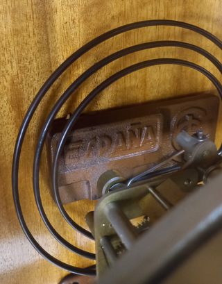 RELOJ DE PARED AÑOS 50 CURVO