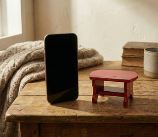 Tresillo Mini Artesanal Madera: Pieza Única Joyas