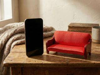 Tresillo Mini Artesanal Madera: Pieza Única Joyas