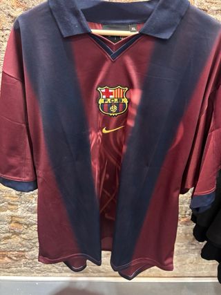 Camiseta FC Barcelona Retro 2000/01 XL