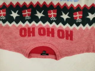 Jersey Navideño Mujer HO HO HO. Talla L